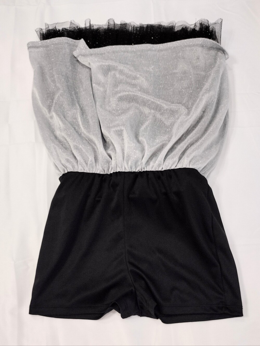 Amy Byers 10-12 Little Girls Black Glitter Tulle Skirt - Sparkle Evening Skirt - Picture 4 of 12